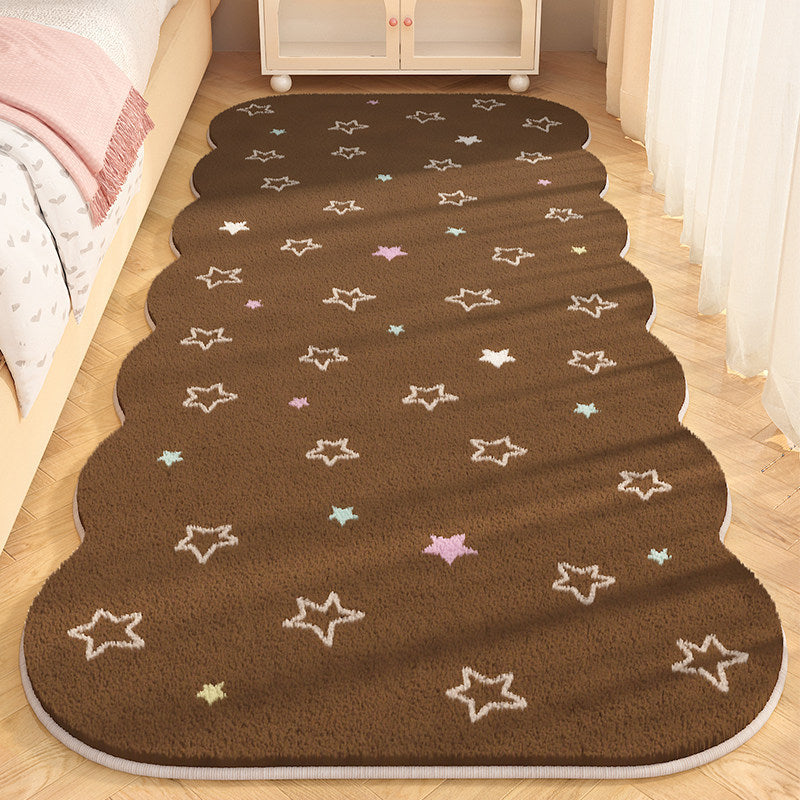 Plush Cartoon-Themed Area Mat