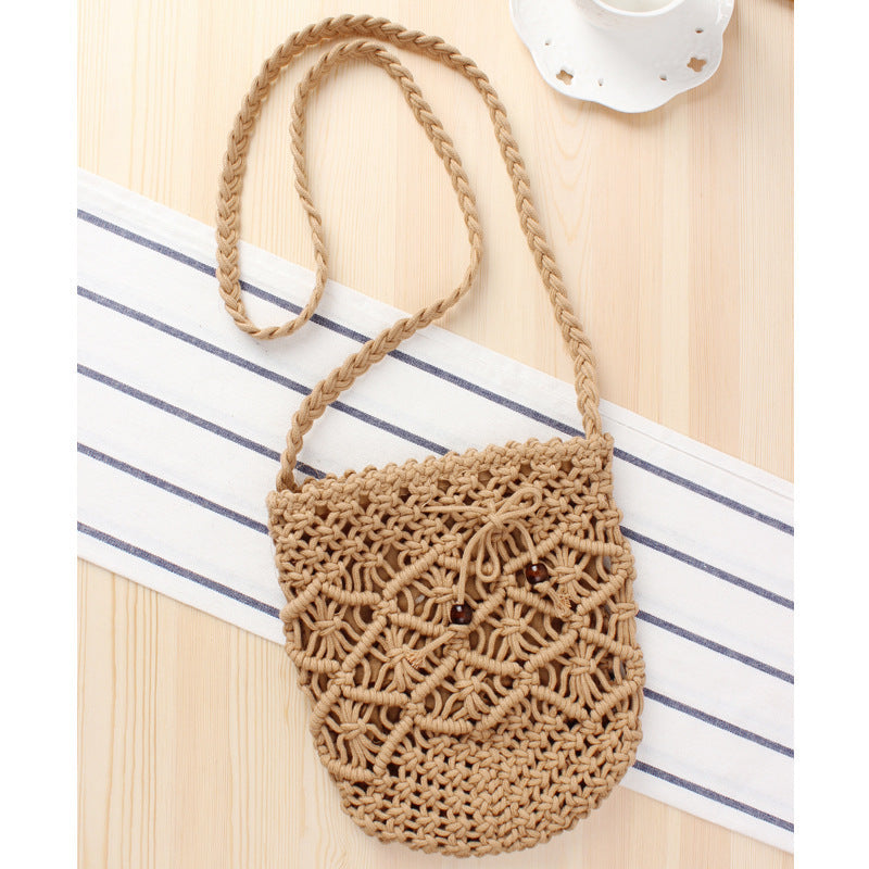 Hand-knotted shoulder bag Bowlift