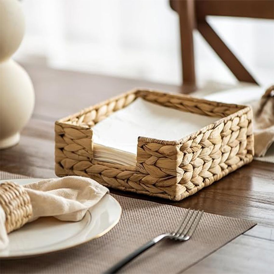 Decorative Woven Tissue Box
