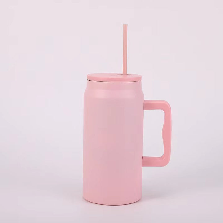 Women's Insulated Drinking Cup with Handle and Straw Bowlift