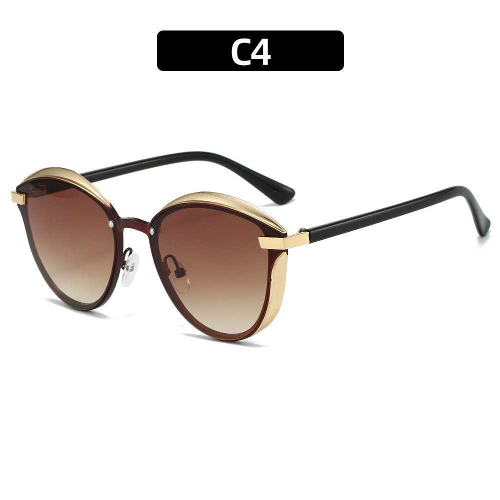 Women's sunglasses with luxurious metal frame and harmonious contour Bowlift