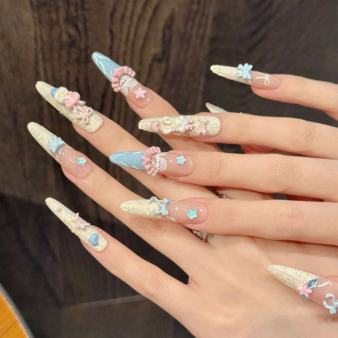 3D Decorative Press-On Nails Bowlift