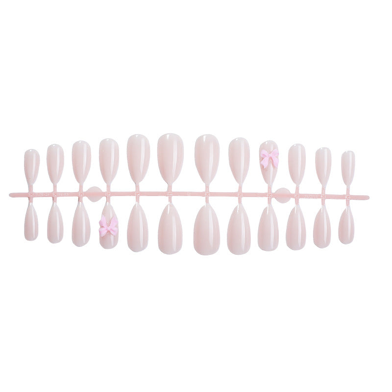 Acrylic nail set with cute bow design Bowlift