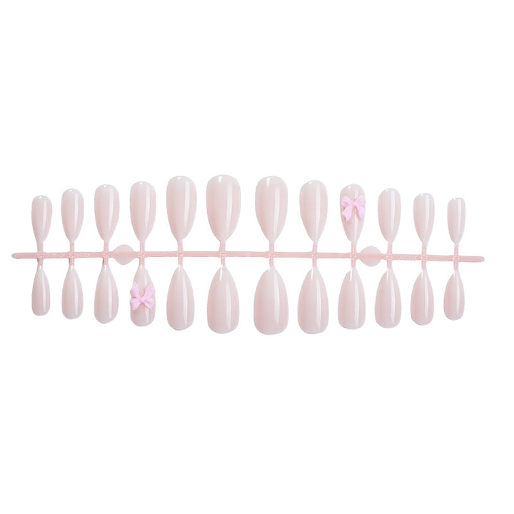 Acrylic nail set with cute bow design Bowlift