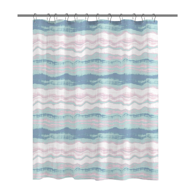 Floral Patterned Shower Curtain Bowlift
