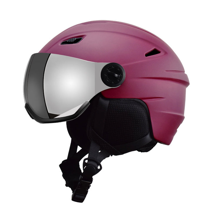 Ski Helmet with Visor Bowlift