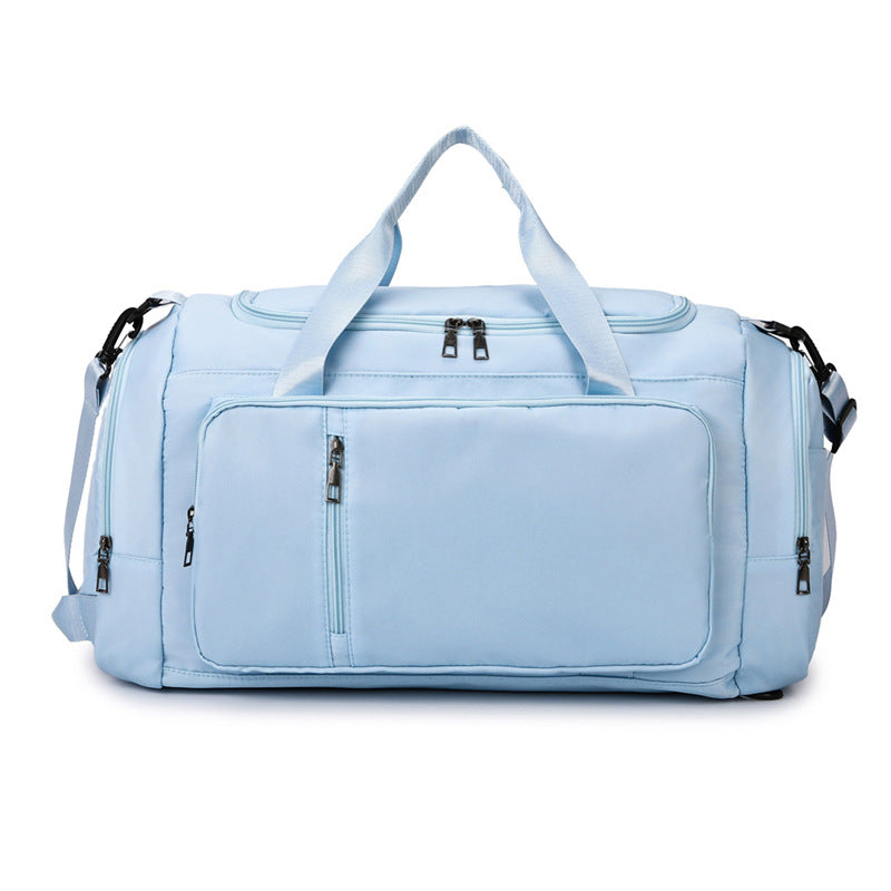 Travel bag with versatile storage and robust zippers Bowlift