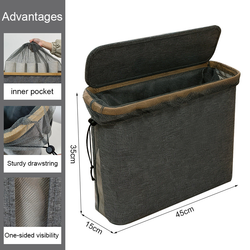 Versatile laundry separation box with removable lid and inner compartment Bowlift