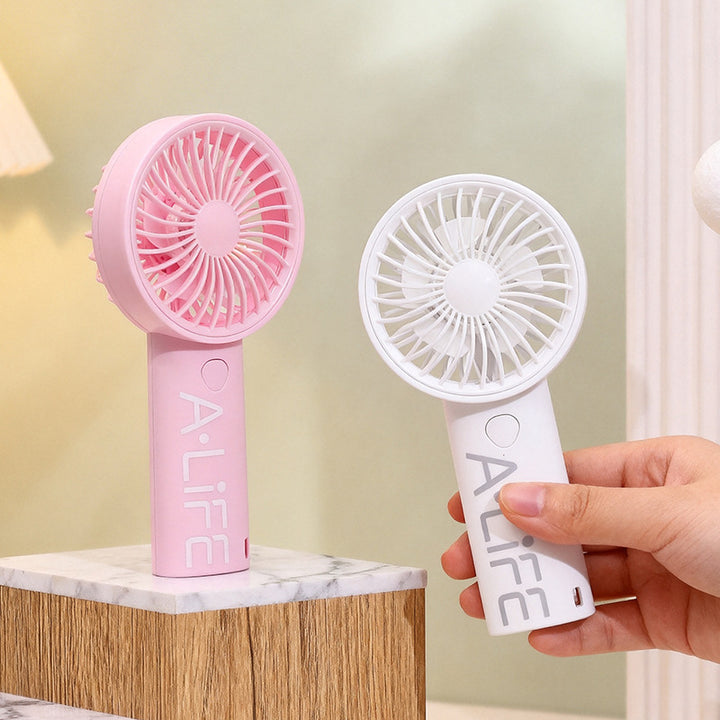 Women's Portable Hand Fan with USB Charging Function and Ergonomic Design Bowlift 1782398222