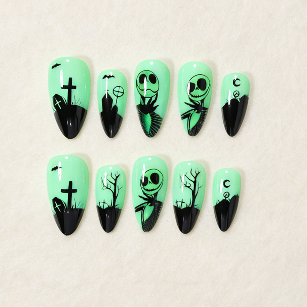 Glow-in-the-Dark Nail Art Bowlift