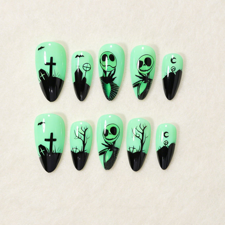 Glow-in-the-Dark Nail Art Bowlift