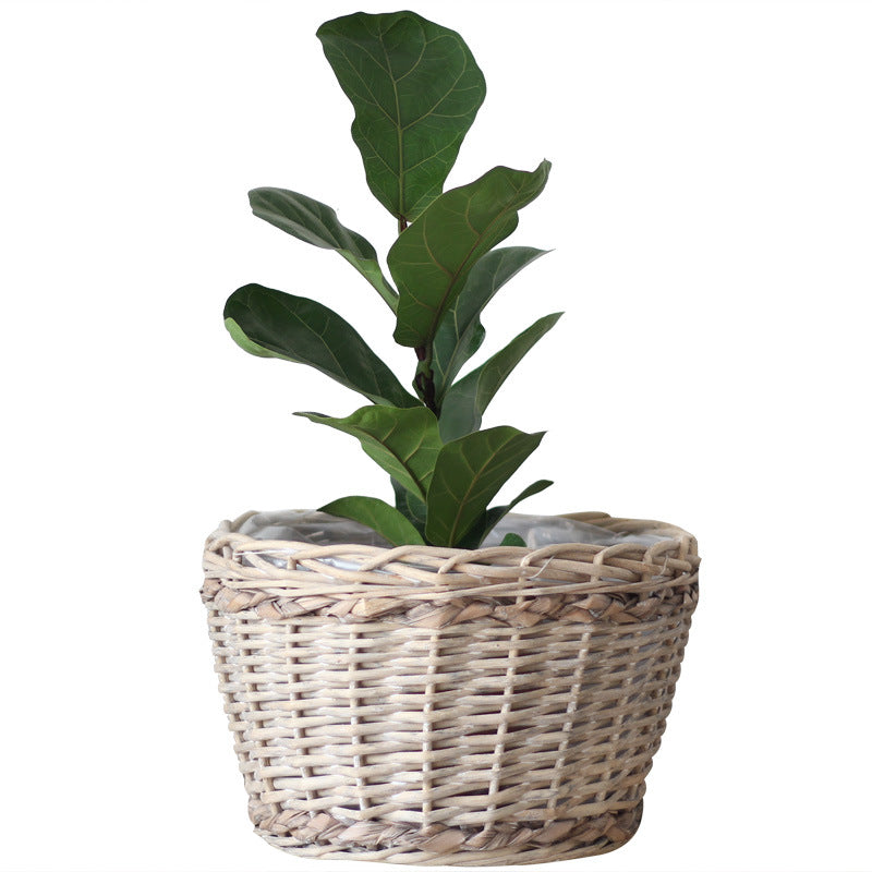 Rustic storage basket made of natural material Bowlift