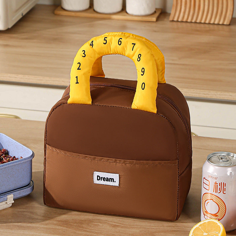 Insulated Lunch Bag with Colorful Handles Bowlift