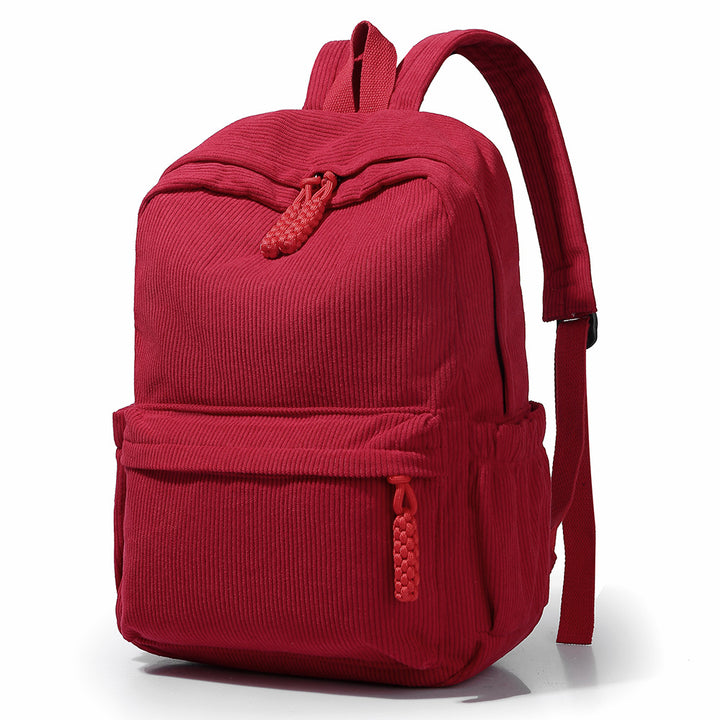 WoTextured Fabric Casual Backpack Bowlift