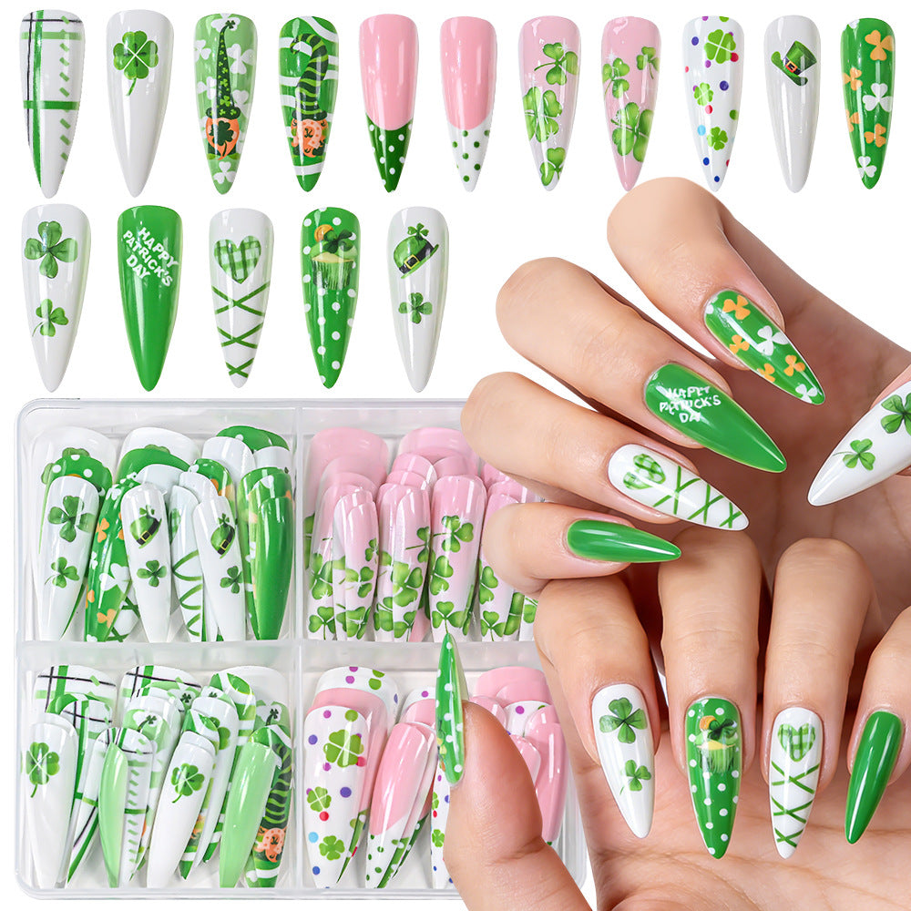 Festive Themed Press-On Nail Art Set Bowlift