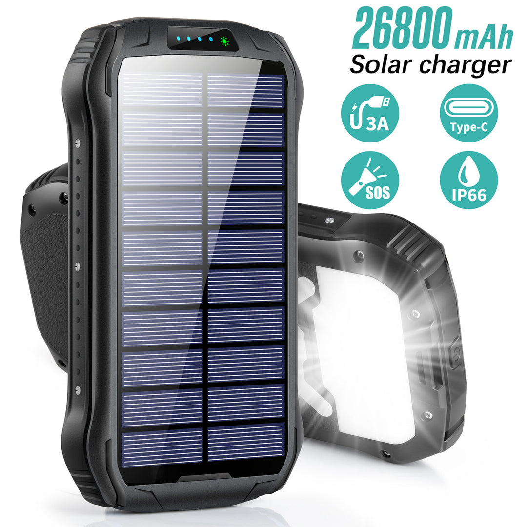 Solar Powerbank with Waterproof Housing and SOS Function Bowlift