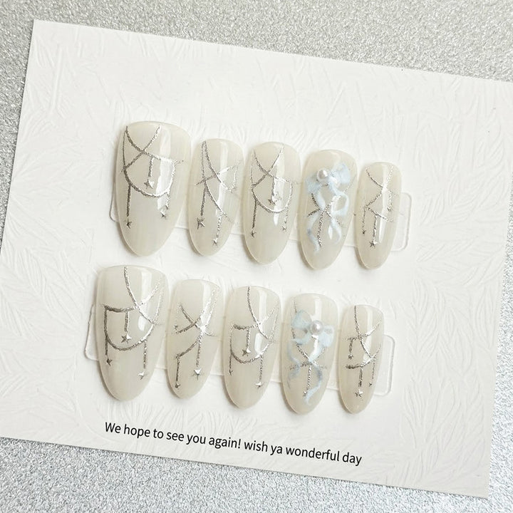 Elegant Press-On Nail Art Collection Bowlift