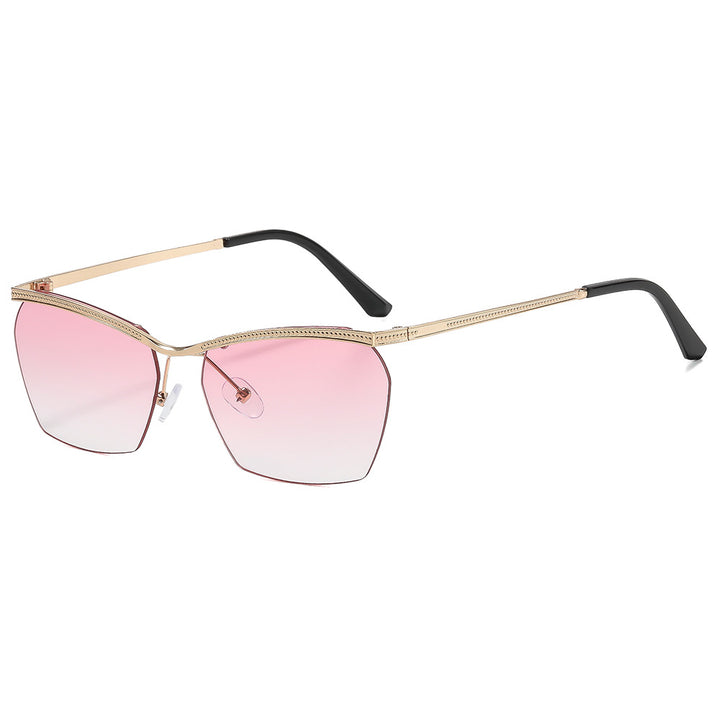 Women's Fashion Sunglasses with Delicate Frame and Gentle Gradient Bowlift