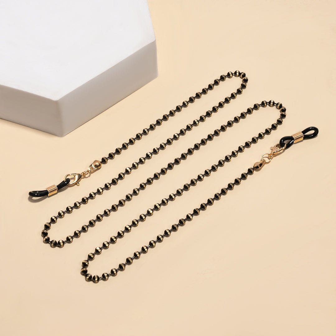 Elegant Beaded Eyewear Holder Chain Bowlift