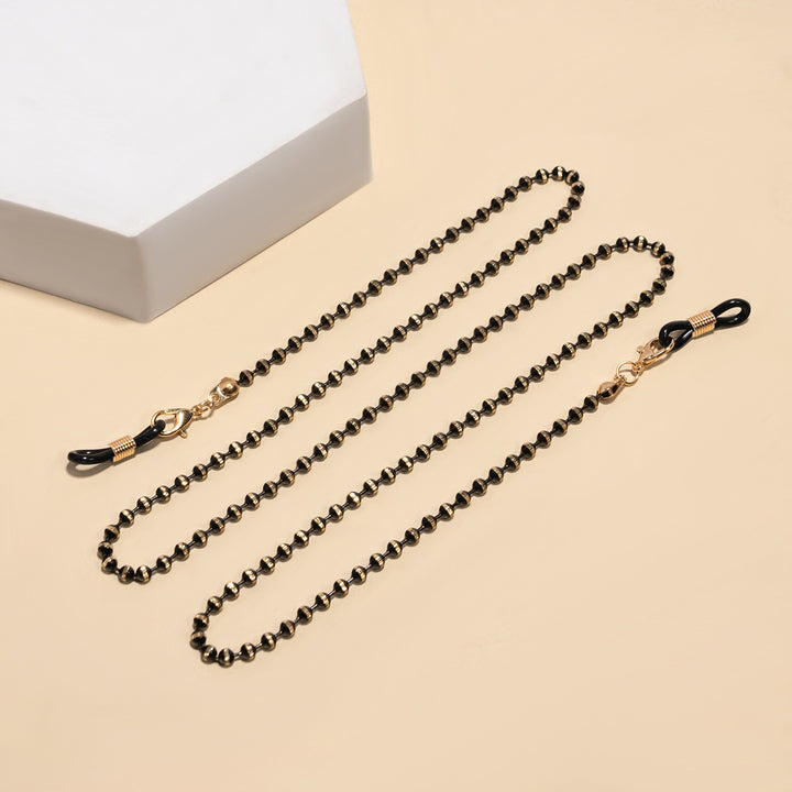 Elegant Beaded Eyewear Holder Chain Bowlift