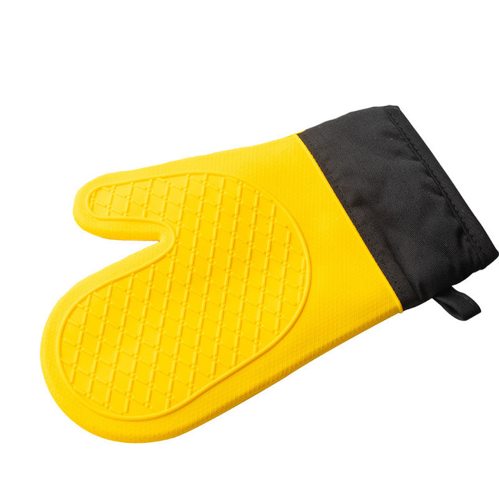Heat-resistant silicone oven gloves with ergonomic design Bowlift