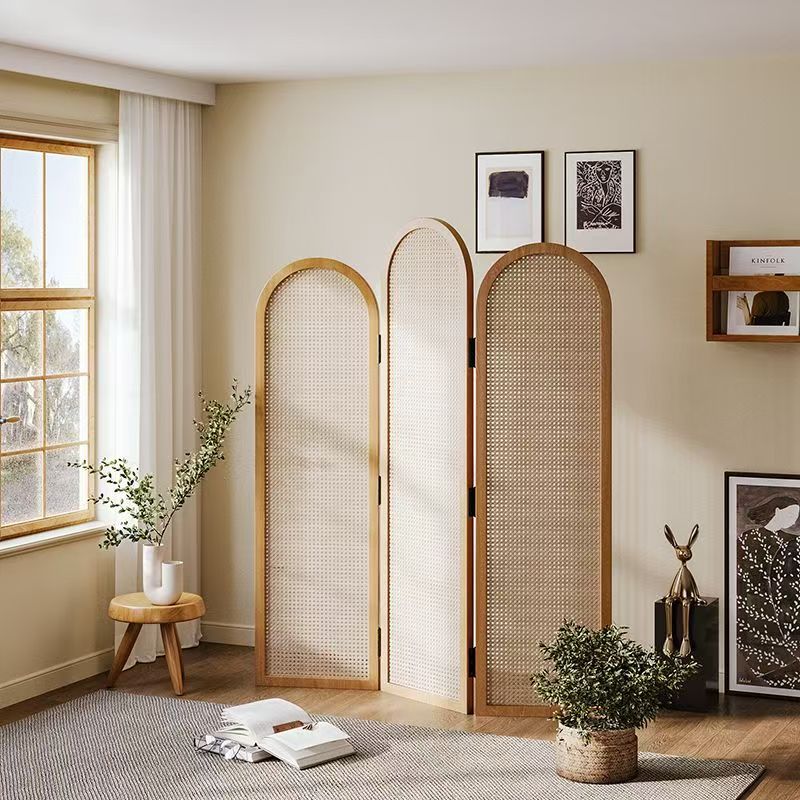 Elegant Rattan Room Divider Bowlift