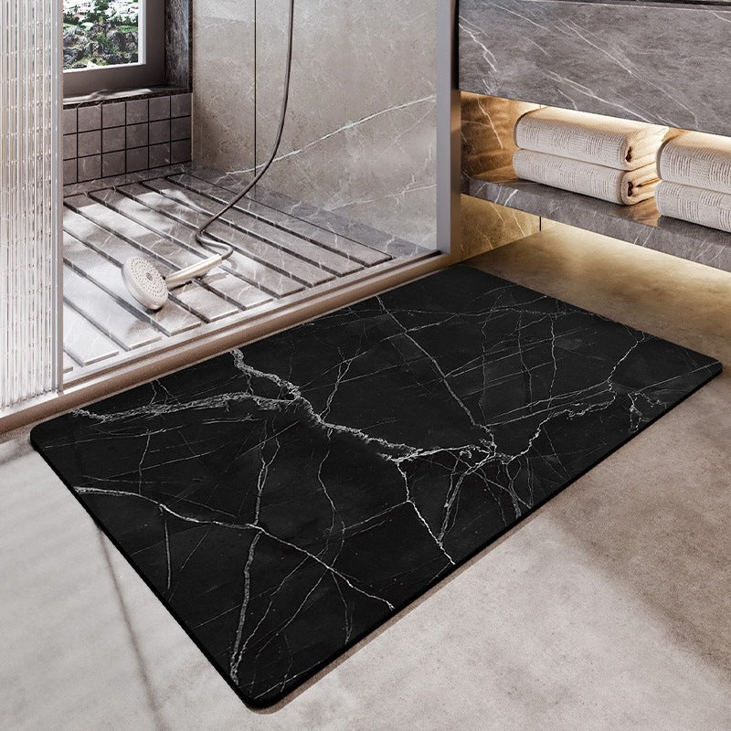 Luxury Marble Design Bath Mat Bowlift