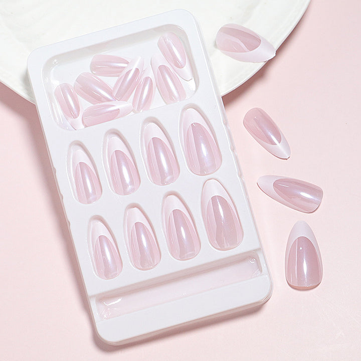 DIY Natural Glossy Press-On Nail Set Bowlift