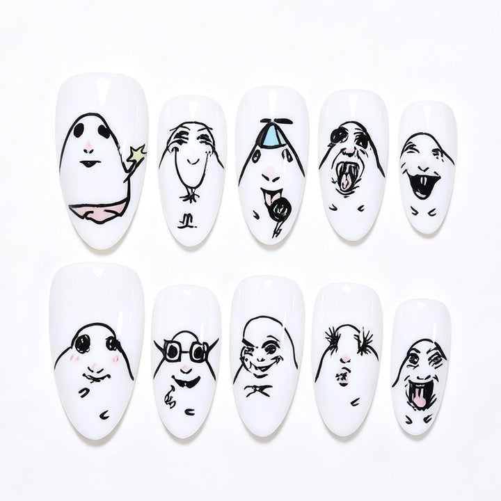 Creative Character Nail Art Tips Bowlift