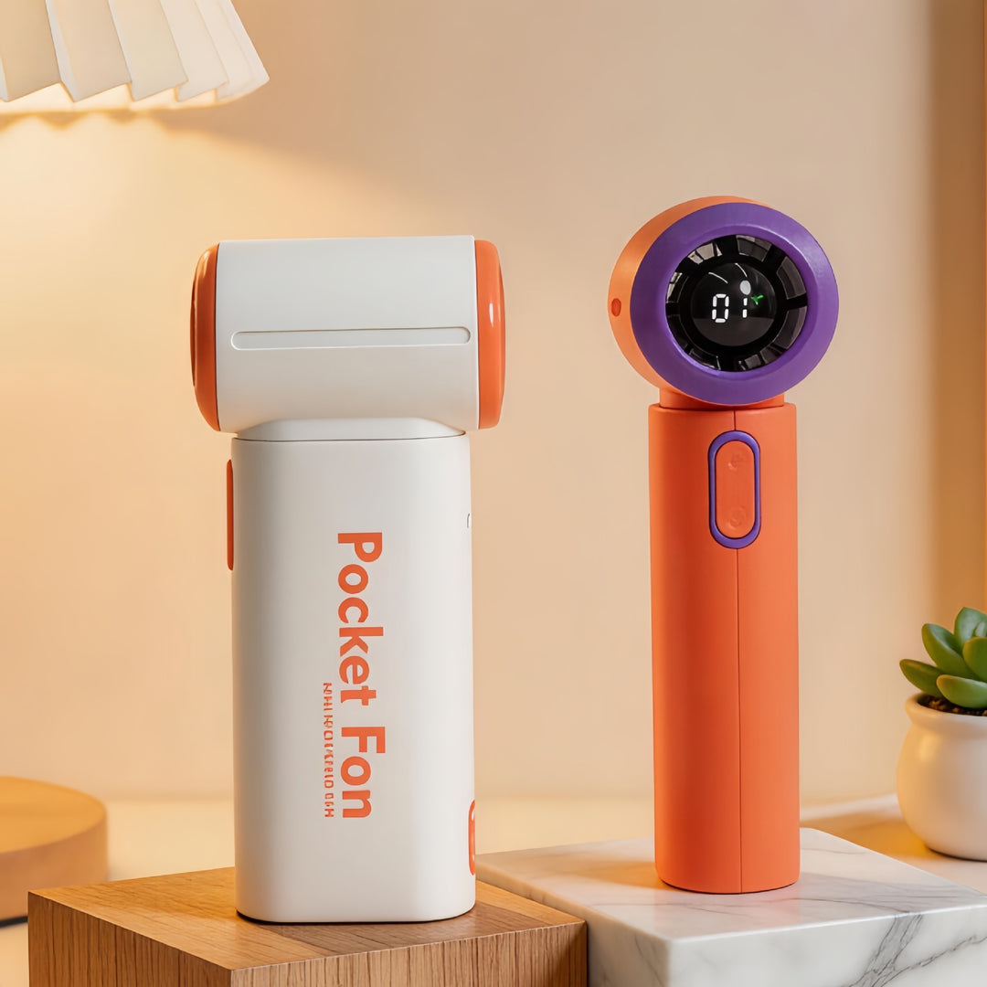 Ladies Portable Mini Fan with USB Charging Function and Lightweight Design Bowlift