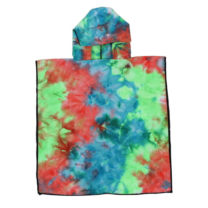 Fluffy Bath Poncho with Hood Bowlift