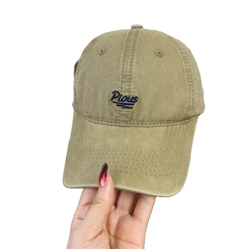 Men's Classic Distressed Adjustable Cap Bowlift