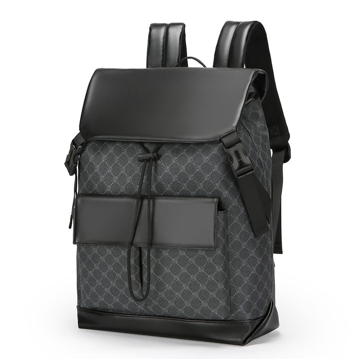 Stylish Water-Resistant Rolltop Backpack Bowlift