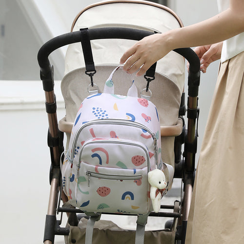 Playful Patterned Backpack Bowlift