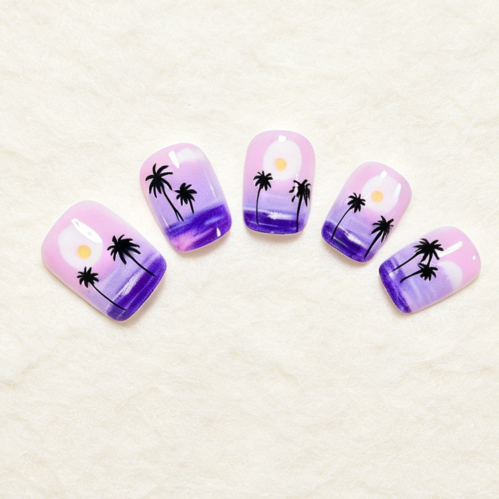 Artistic Ocean-Inspired Nail Art Tips Bowlift