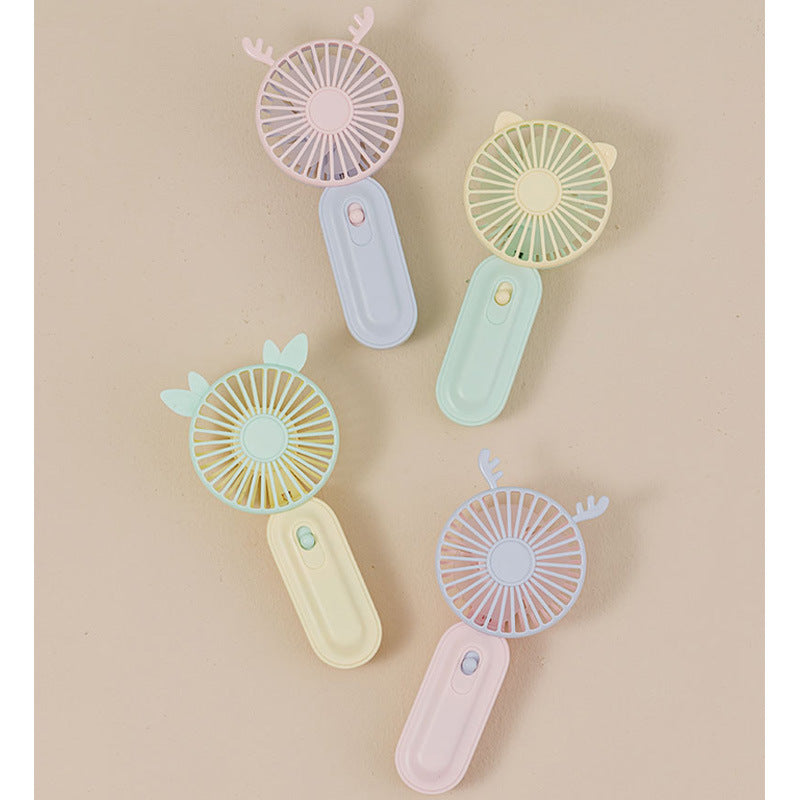Ladies portable mini hand fan in creative animal design Bowlift