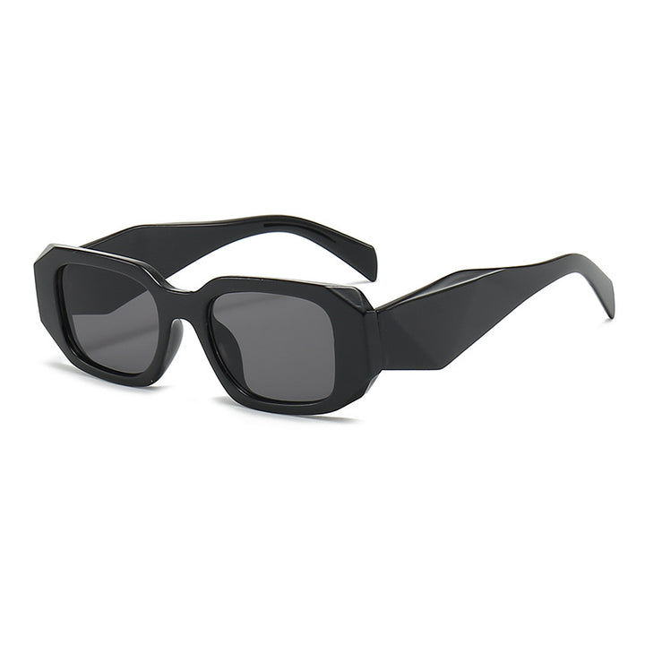 Women Designer Sunglasses with Angular Frame and UV Protection Bowlift