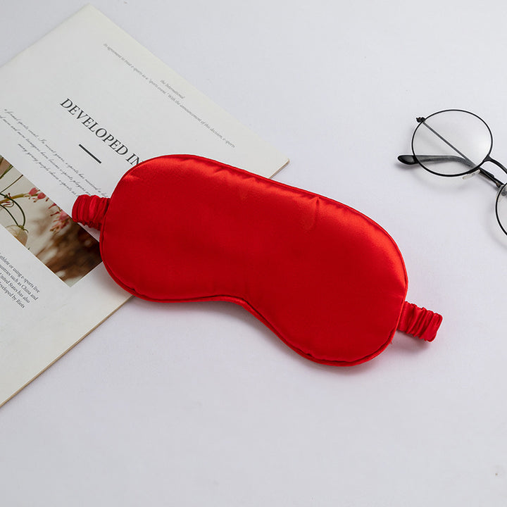 Unisex nan luxurious satin sleep mask with adjustable elastic band and soft padding Bowlift