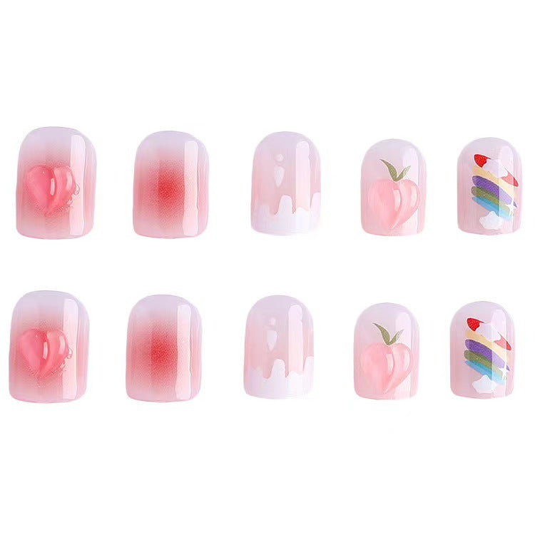 Creative nail art with fruit and flower motifs Bowlift