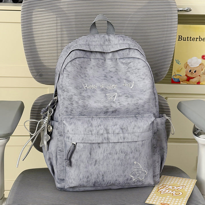Playful Textured Backpack