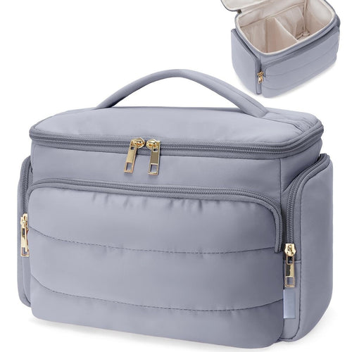 Cosmetic Storage Bag with Removable Compartments Bowlift