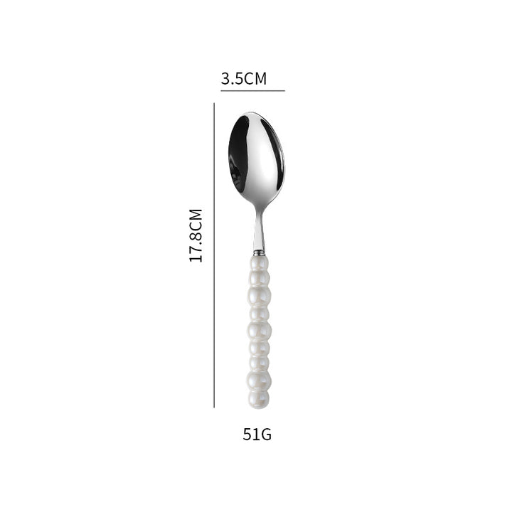 Elegant finger food fork with non-slip handle Bowlift