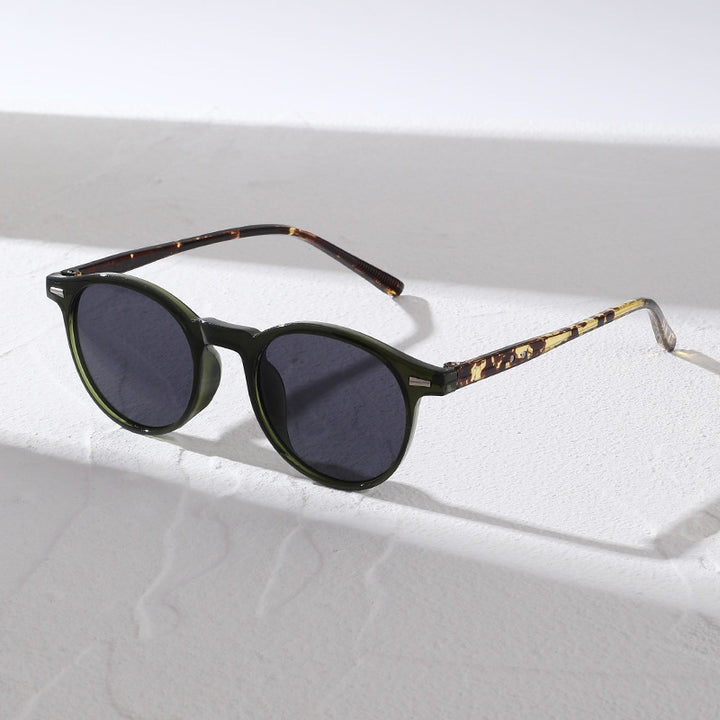 Stylish Round Frame Sunglasses Bowlift