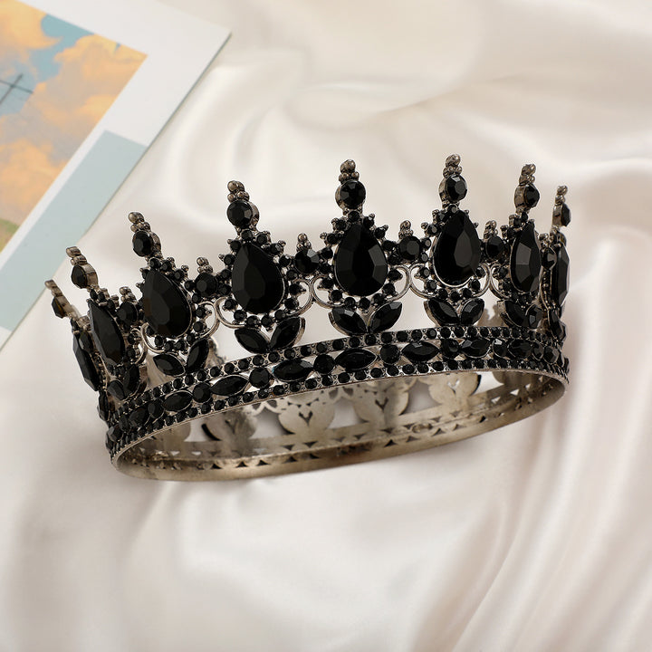 Ladies Luxurious Festive Crown with Shining Gemstones Bowlift