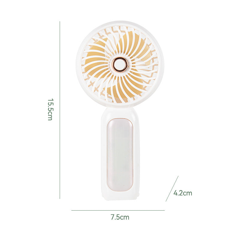 Ladies portable hand fan with ergonomic grip and rechargeable battery Bowlift