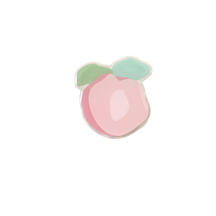 Original coaster in peach-shaped design Bowlift
