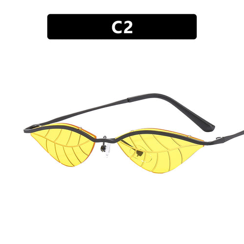 Women Cat-Eye Sunglasses with innovative leaf design Bowlift