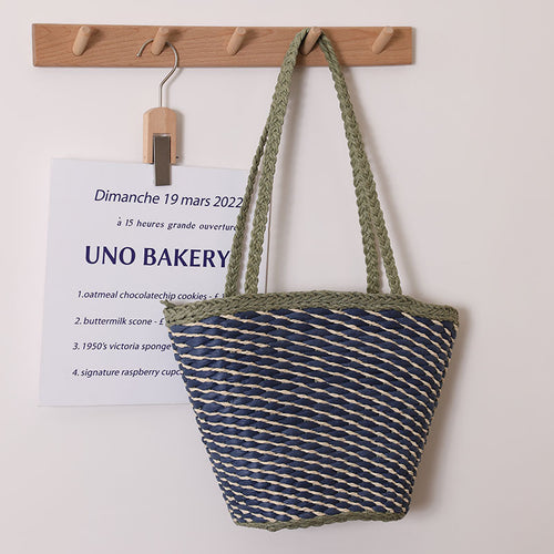 Braided Beach Bag with Wide, Sturdy Handles Bowlift