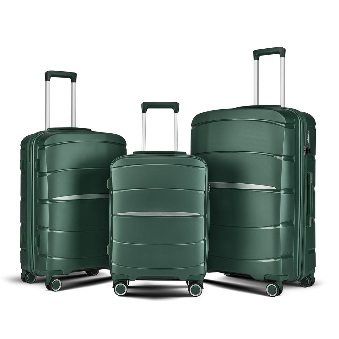 Unisex Premium Multi-Size Hard Shell Suitcase Set Bowlift