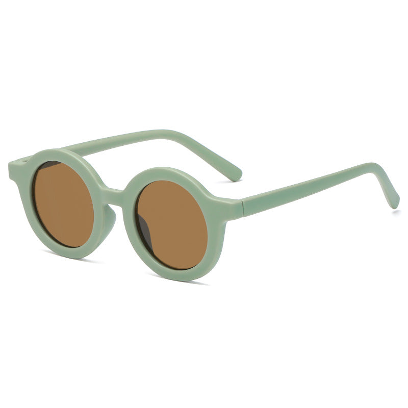 Women's trendy round sunglasses with comfortable frame and UV protection Bowlift